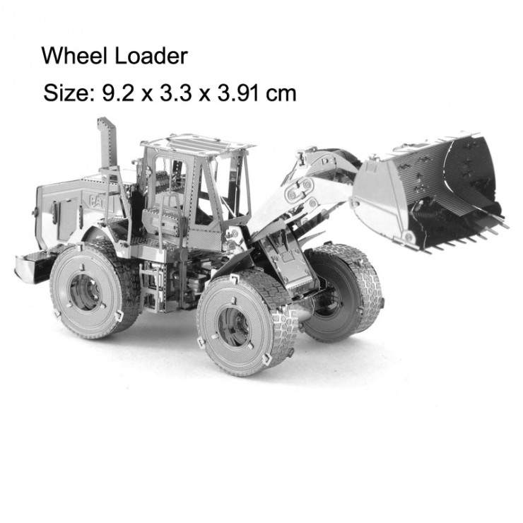 Металевий 3D-пазл wheel loader