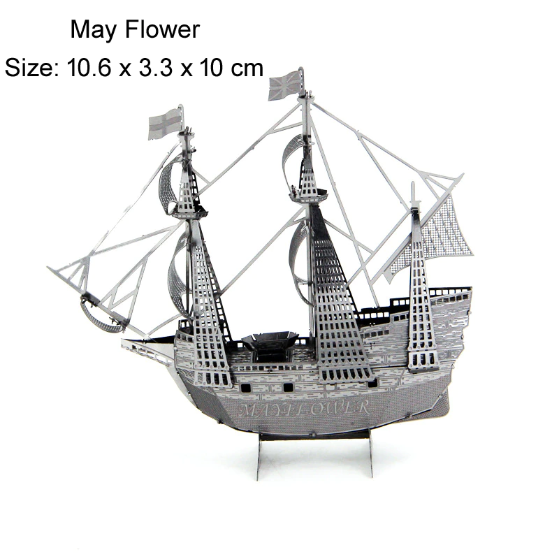 Металевий 3D-пазл корабель MayFlower