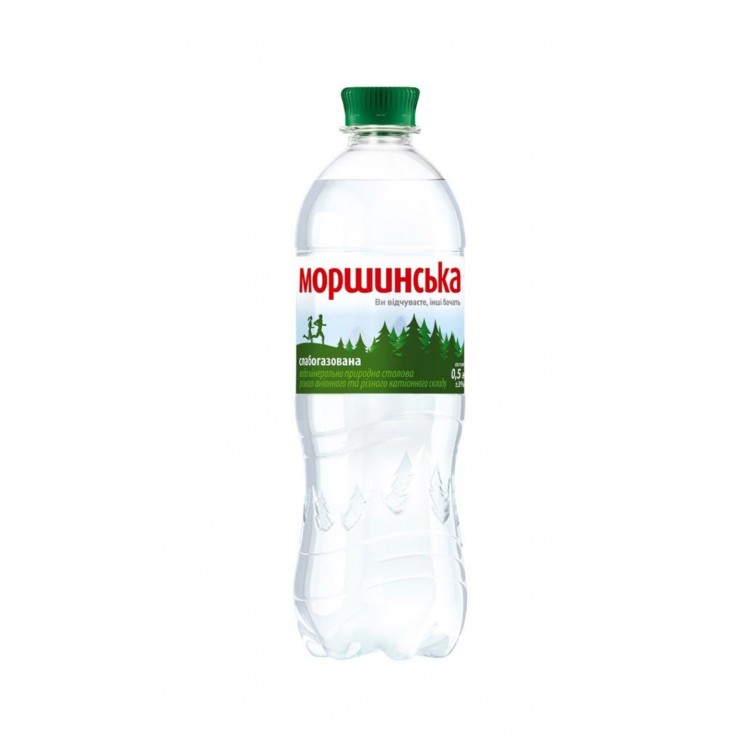 Вода мінеральна слабогазована 0.5л