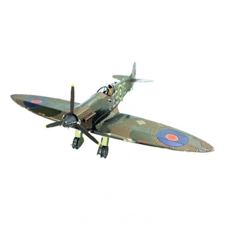 Металевий 3D-пазл supermarine spitfire (кольоровий) 